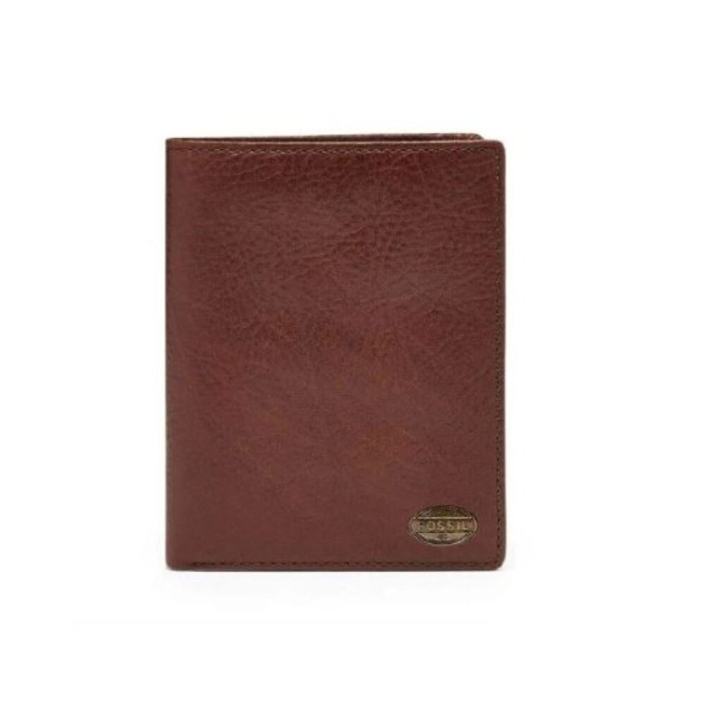 Fossil MLG0083201 Estate Passport Case Dark Brown